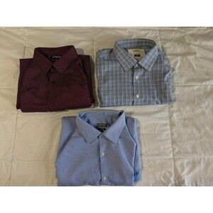 LIKE New Men’s Dress Shirts Set of 3 (Varied Brands) - XL